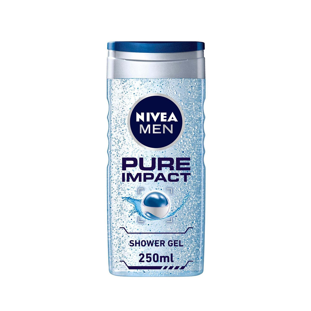NIVEA SHOWER GEL FOR MEN PURE IMPACT 250ML