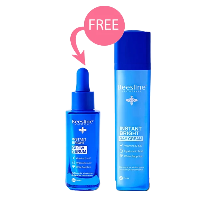 BEESLINE Instant Bright Offer Glow Serum + Day Cream Free