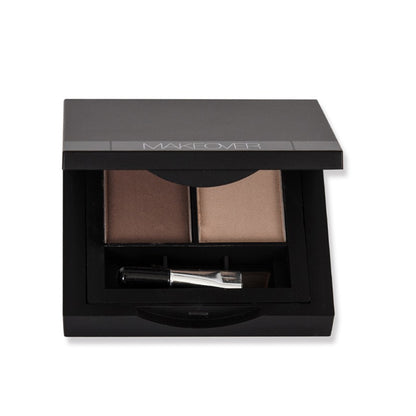 Makeover Perfect Brow Dual Palette for Eyebrows, two shades